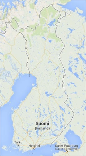 Kaart Finland